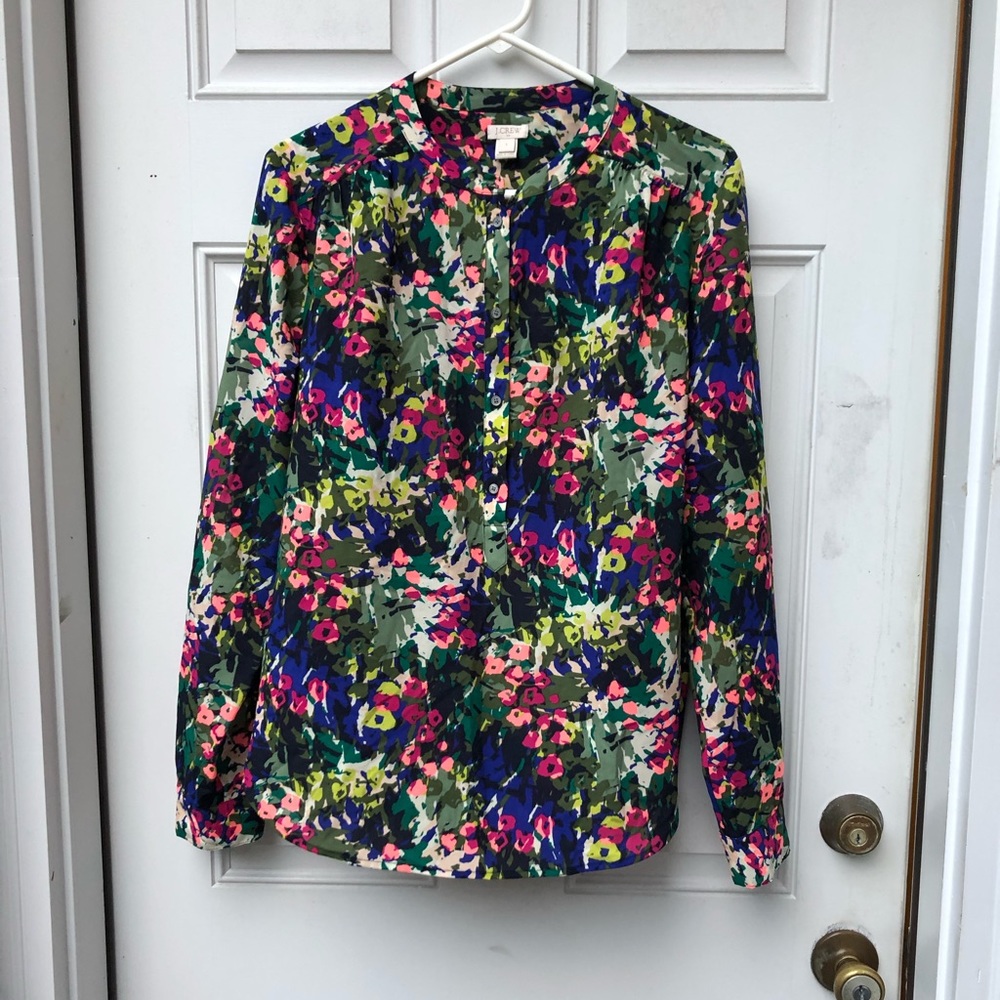 J. Crew Popover Blouse
